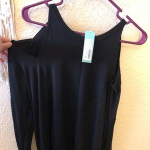 LNA Cold Shoulder Hi-Low top